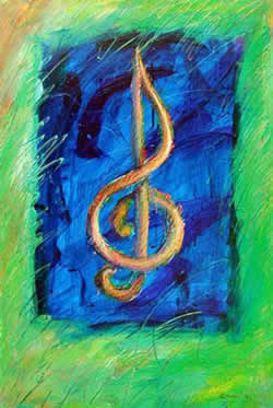 Treble Clef by David Zvanut