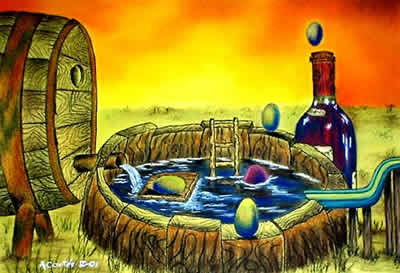 Sunset Dip by Amadeo Cortez